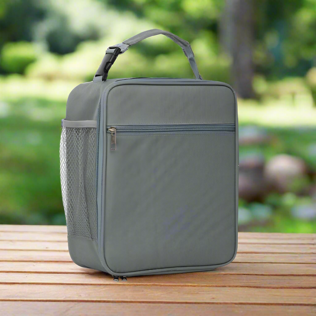 Sac isotherme repas homme gris