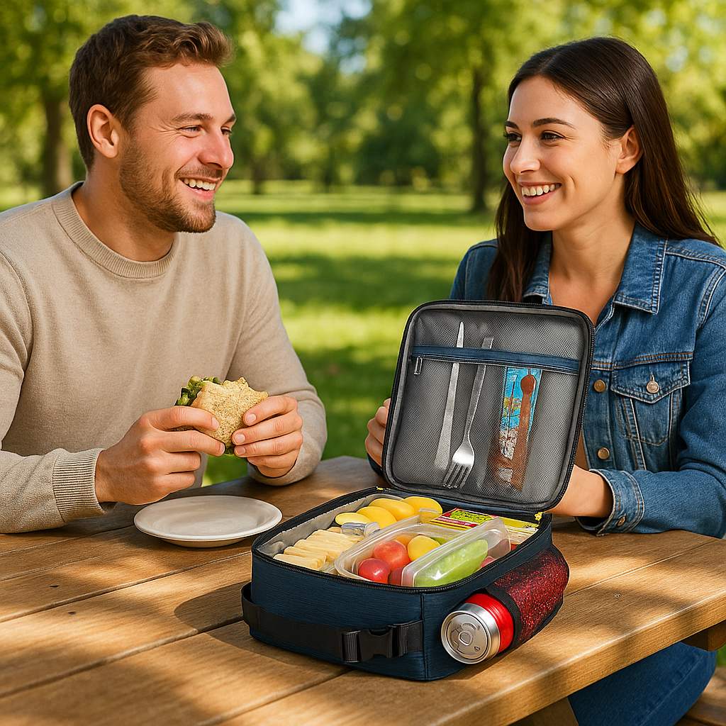 Sac isotherme repas homme pique nique