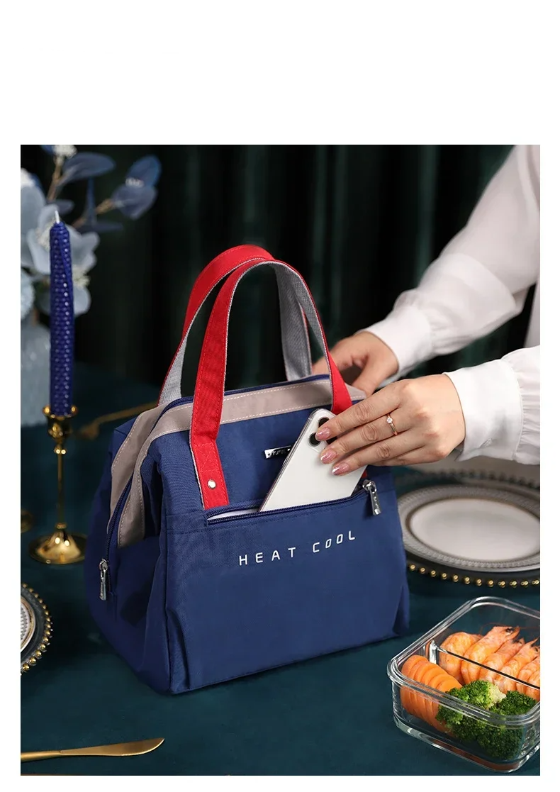 Sac repas isotherme femme avec poche