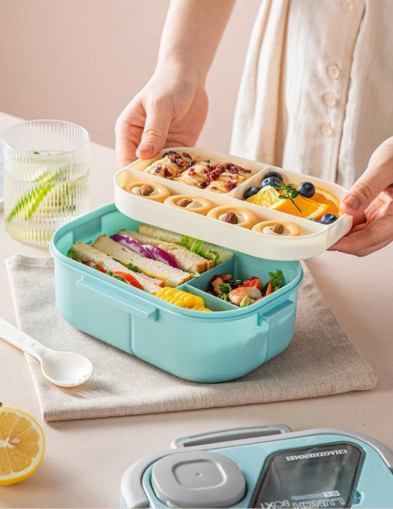 Boite repas isotherme compartimenté portable