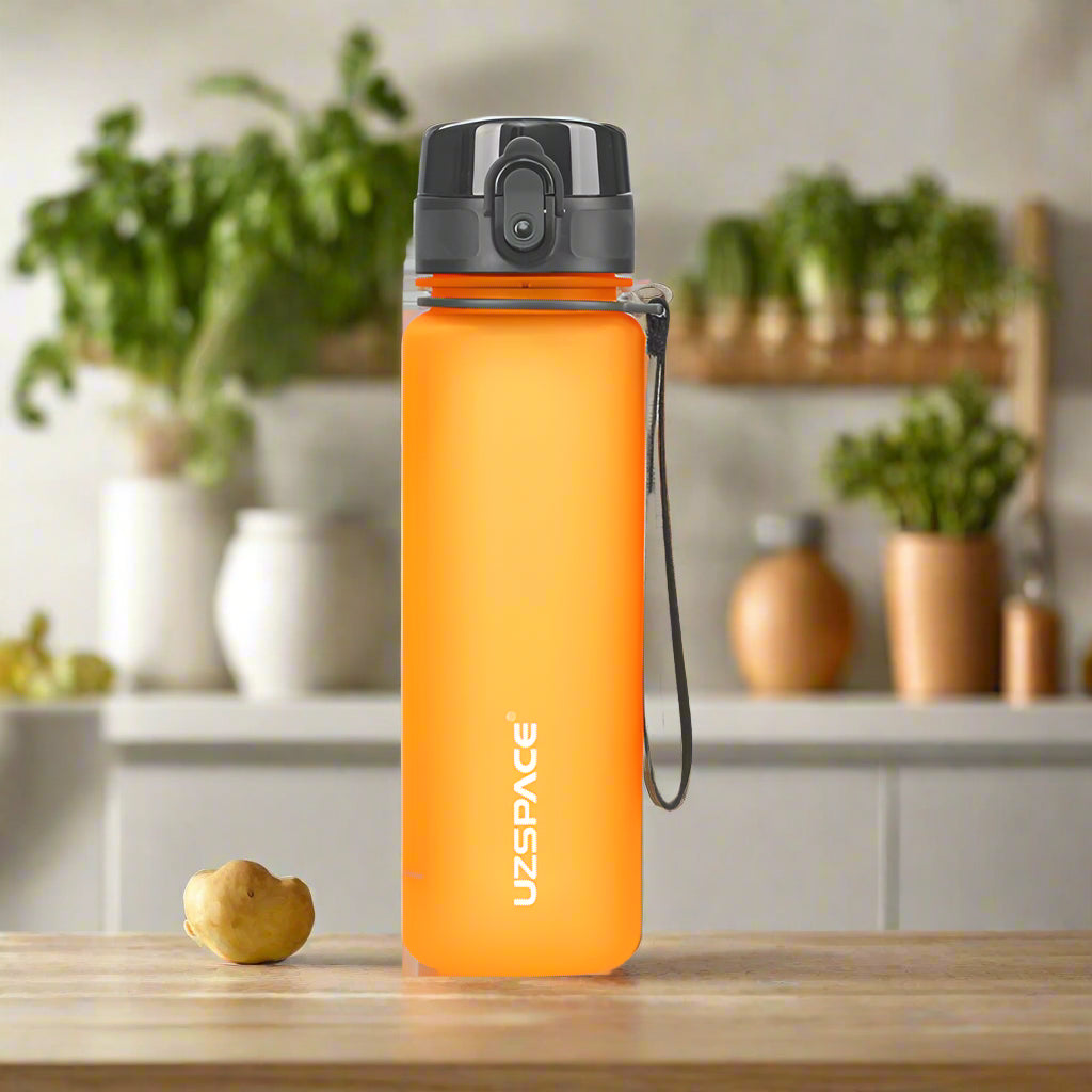 Bouteille d'eau orange