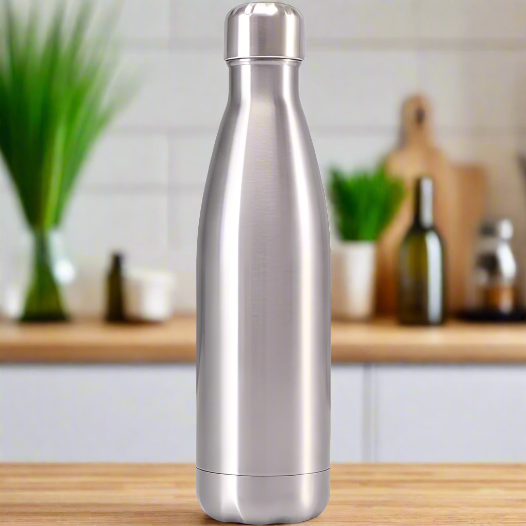 bouteille isotherme argent