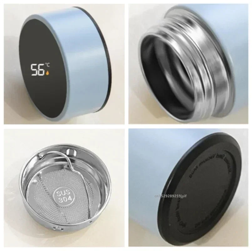 gourde isotherme digital tasse