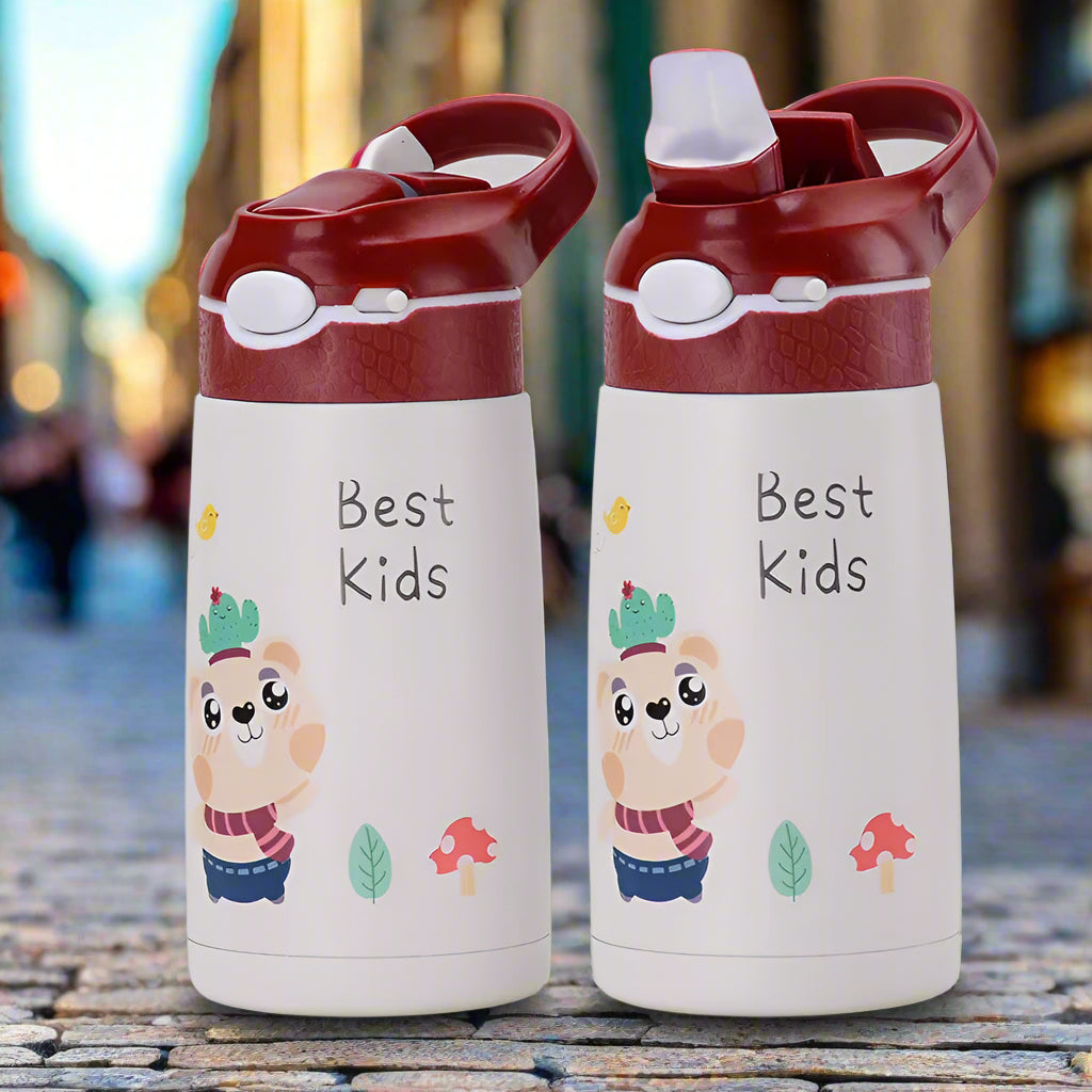 Gourde isotherme enfant ourson