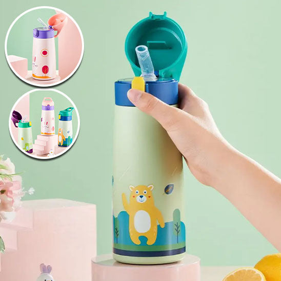 Gourde pour enfant avec paille