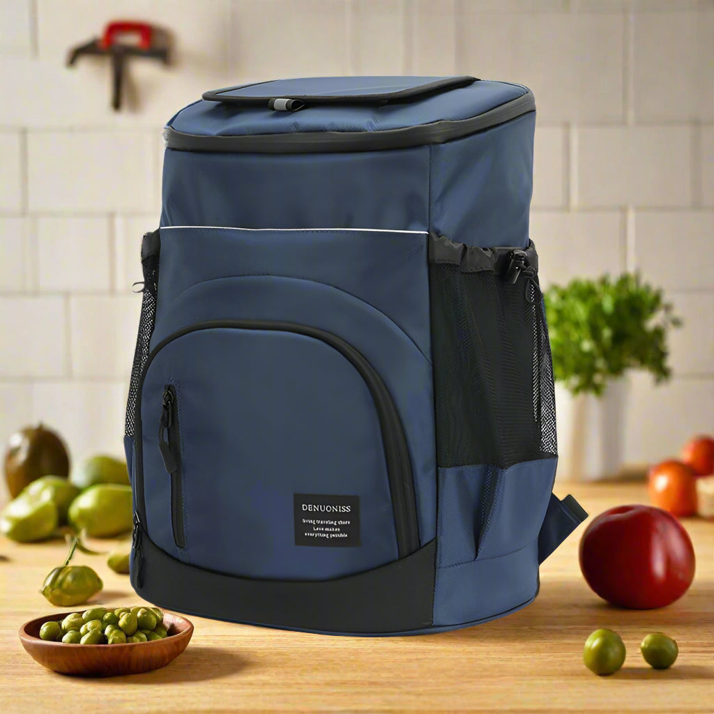 grand sac a-dos isotherme bleu