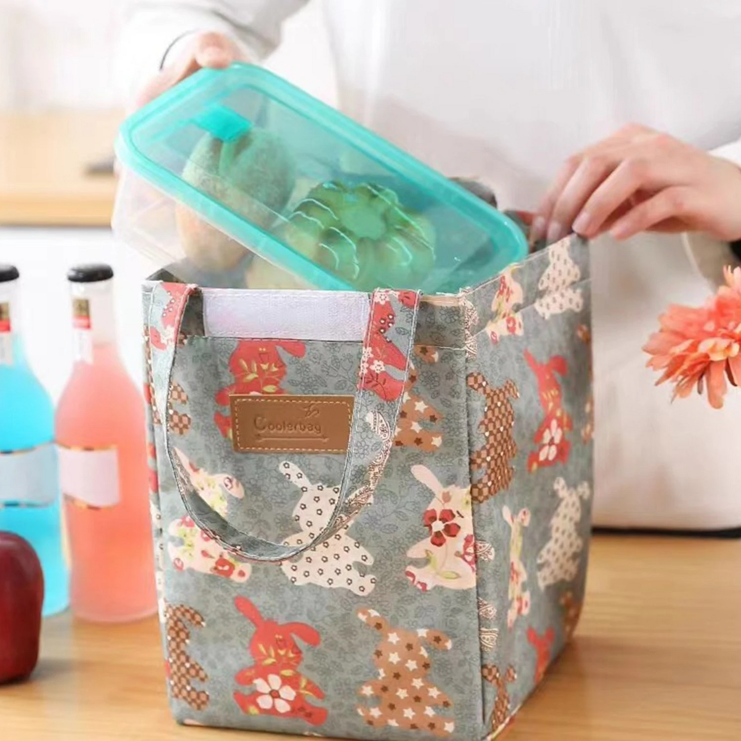 Joli sac isotherme repas lunch box
