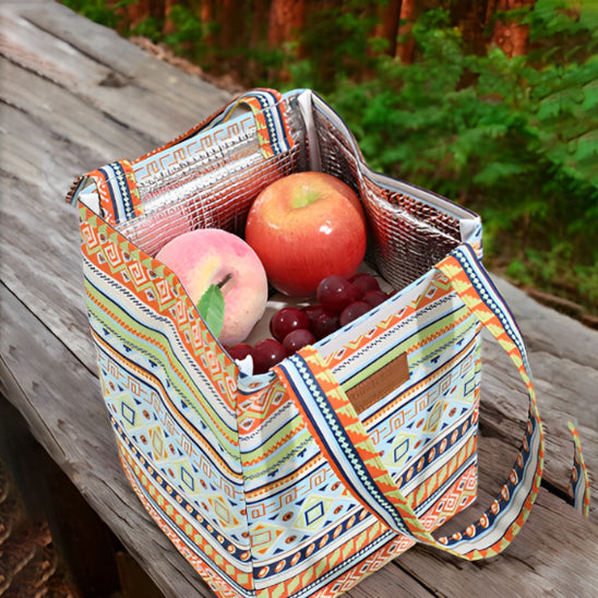 Joli sac isotherme repas plein air