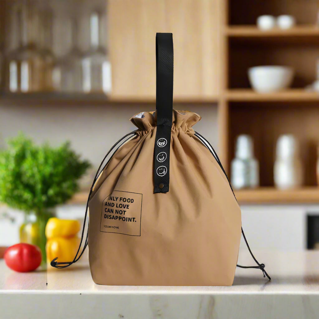 Lunch bag coréen marron pour repas