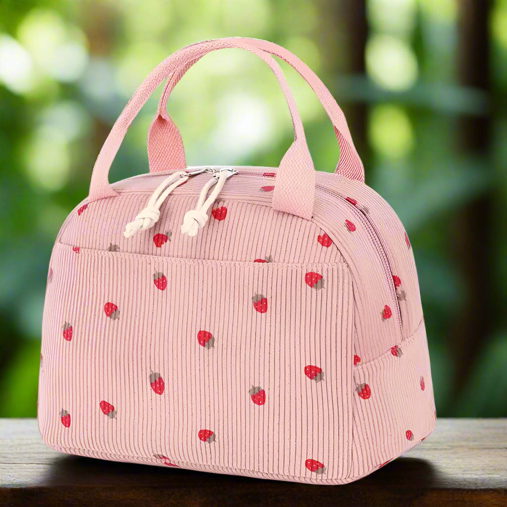 Lunch bag rose fraise