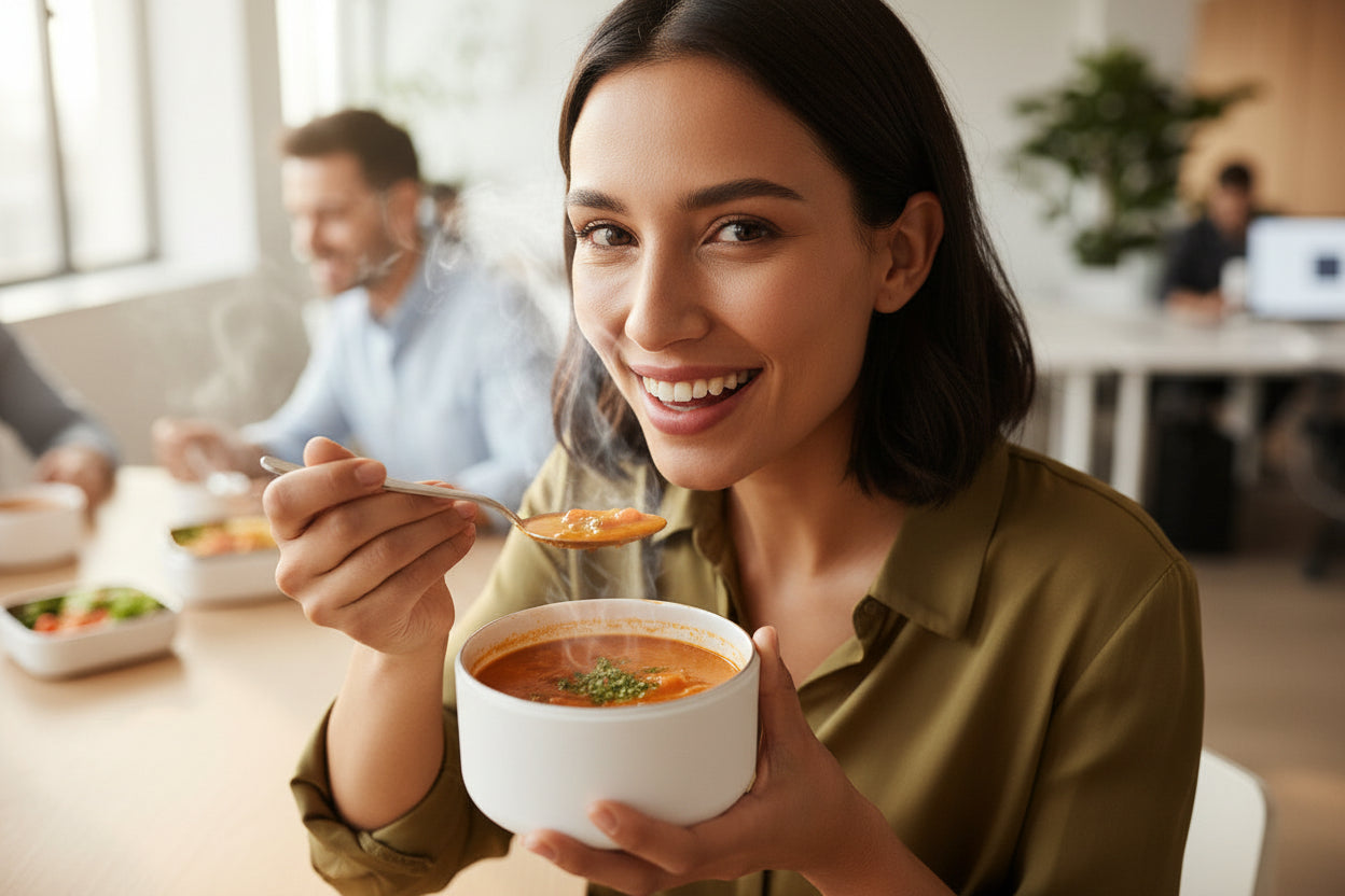 Lunch box chauffante pour soupe