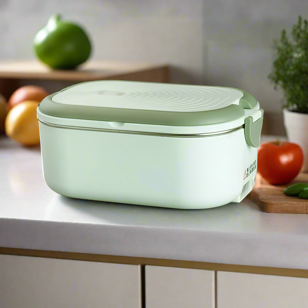 Lunch box chauffante vert