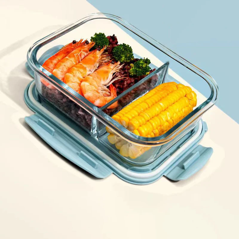 Lunch box en verre clair