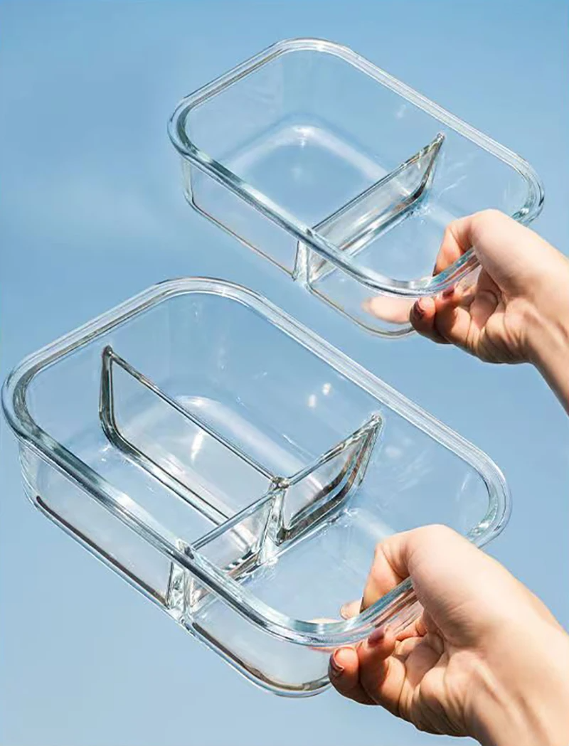 Lunch box en verre compartimenter