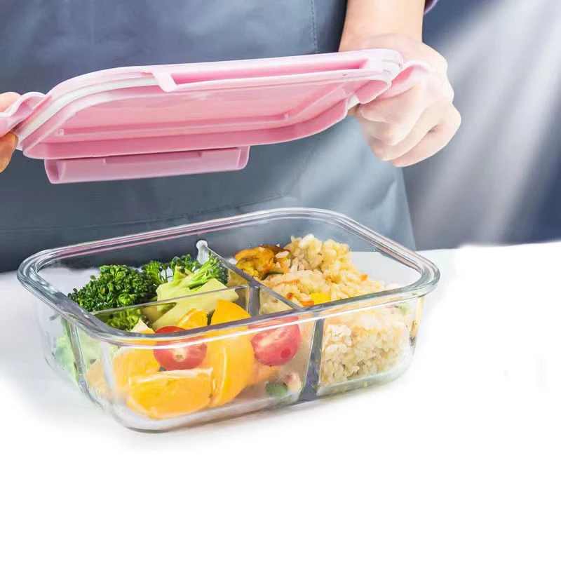 Lunch box en verre hermétique