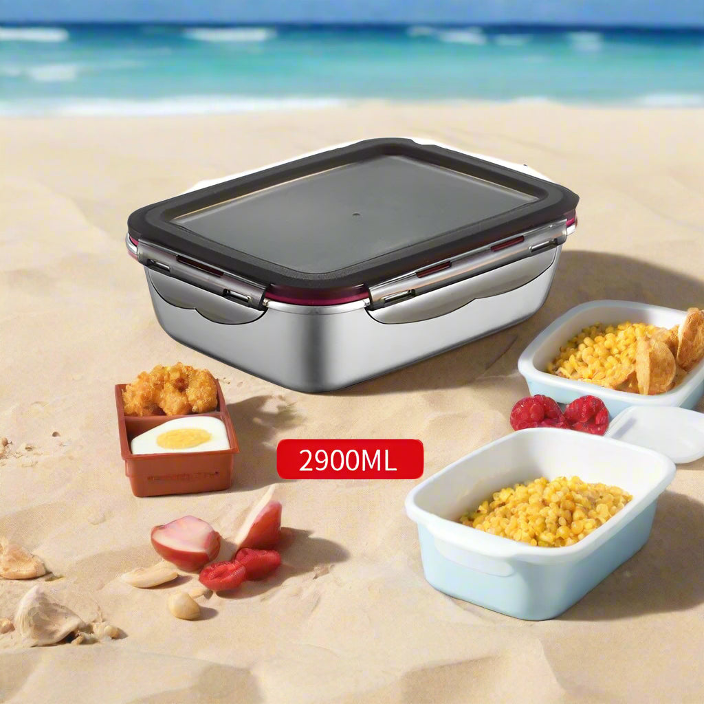 Lunch box inox 2900-ml