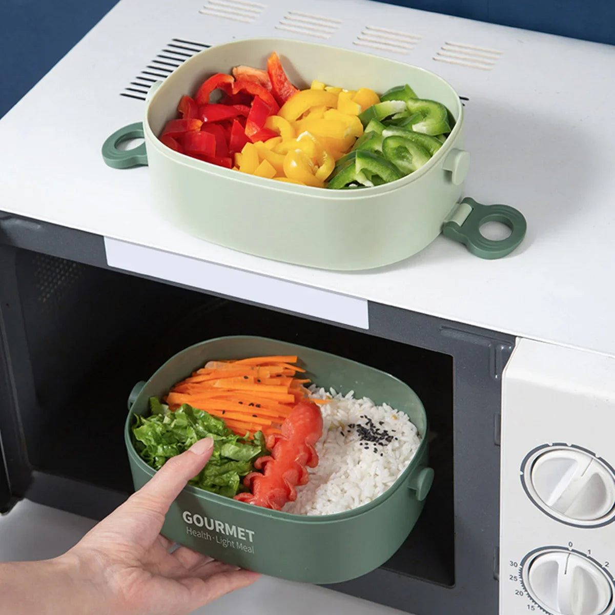 Lunch box va au micro-ondes