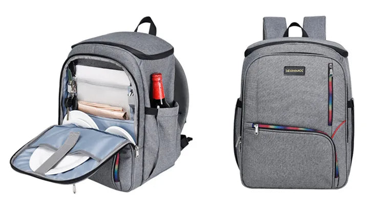 Sac a dos isotherme pratique gris