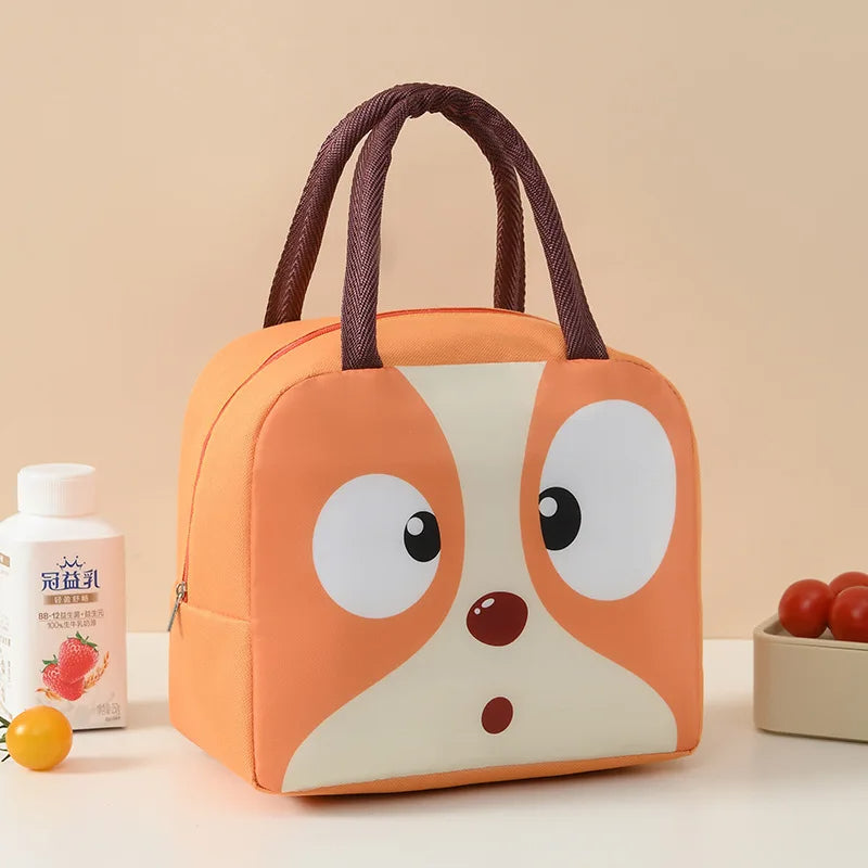 sac à repas isotherme enfant orange