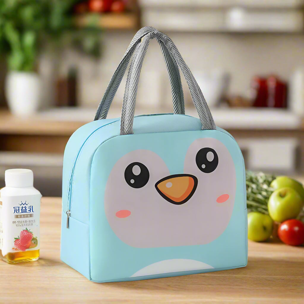 sac à repas isotherme enfant pingouin