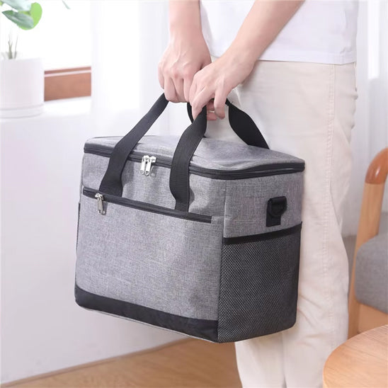 Sac isotherme glacière-gris
