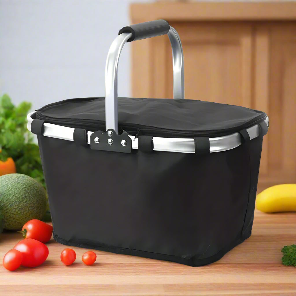 sac isotherme panier-pique nique noir