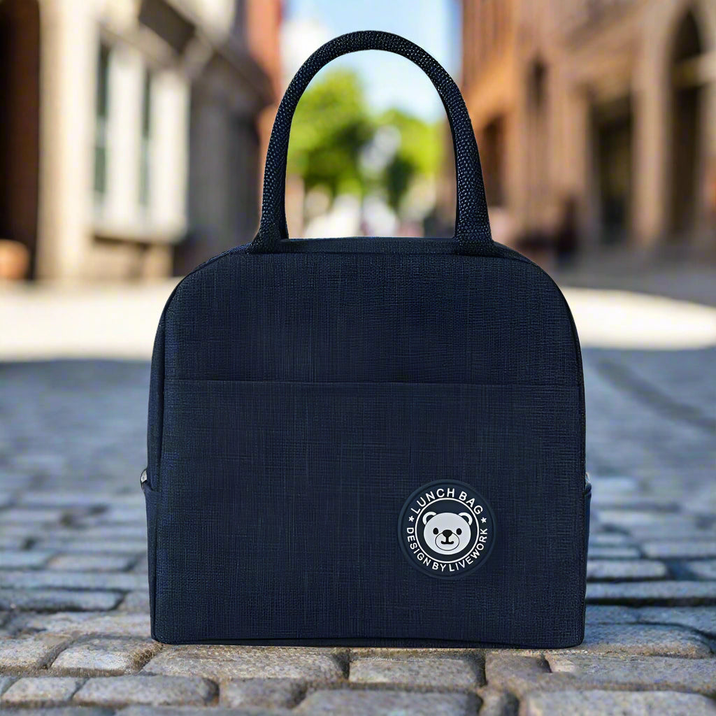 sac isotherme repas bleu