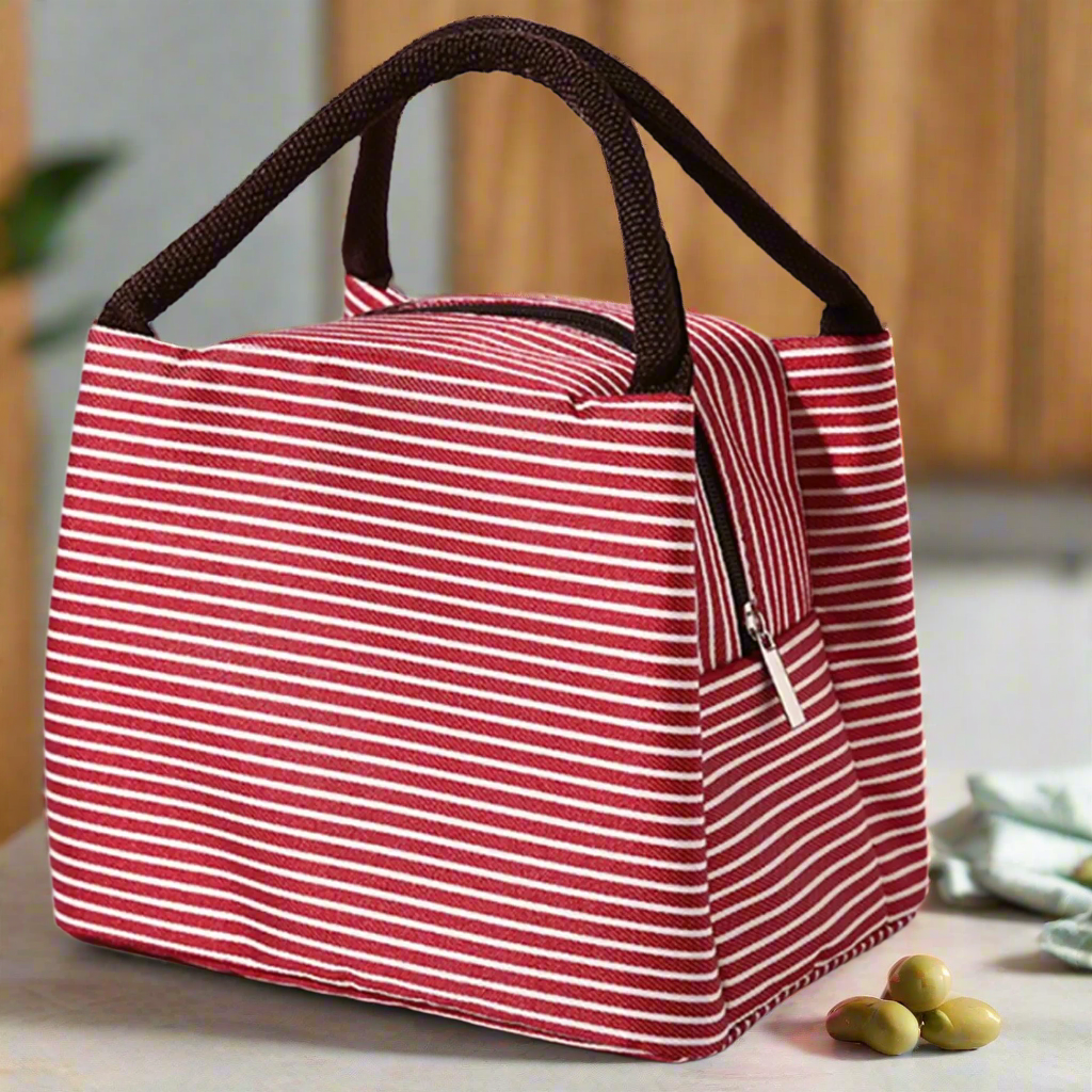 Sac lunch box rouge