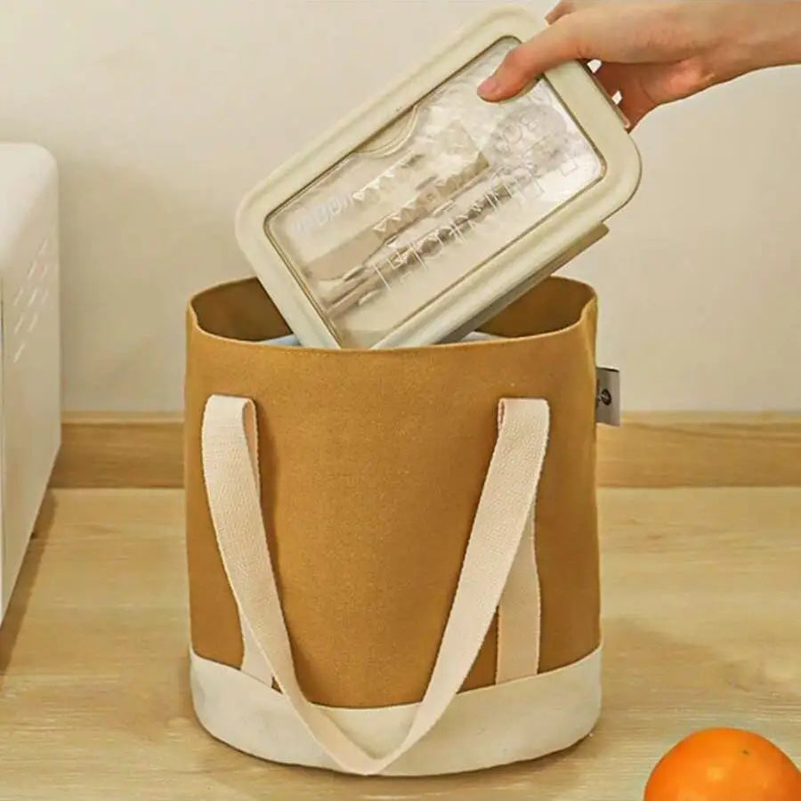 Sac repas en toile lunch box