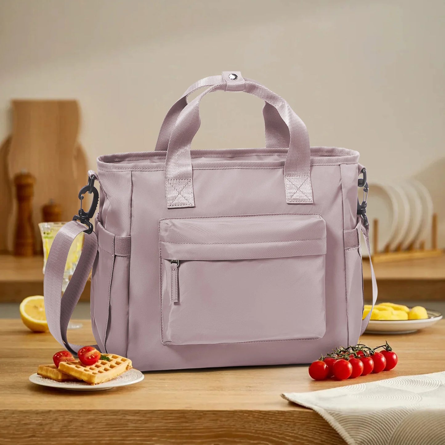 Sac repas femme violet