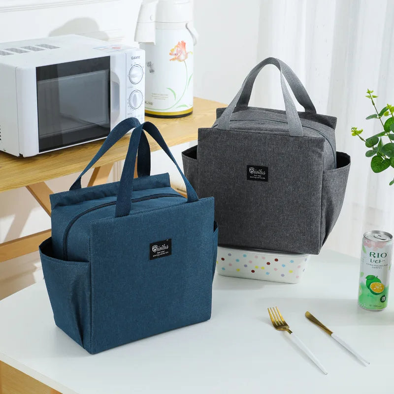 Sac repas isotherme bleu