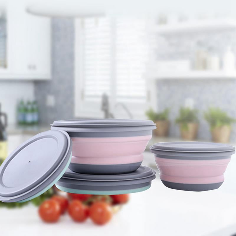 Saladier pliable rose
