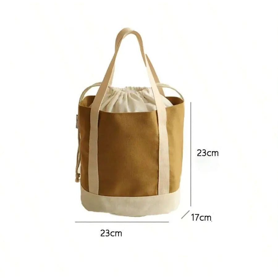 Taille du sac repas en toile
