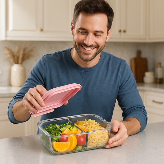  Lunch box en verre homme