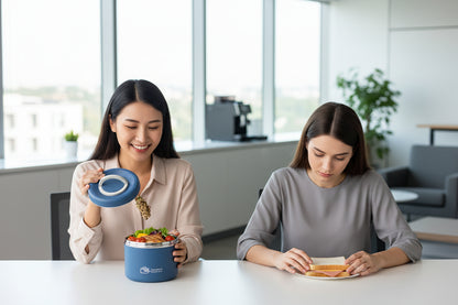 Boîte alimentaire isotherme lunch box bleu