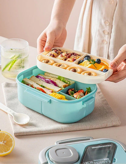 Boite repas isotherme compartimenté portable