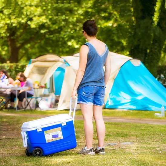 Glaciere de camping