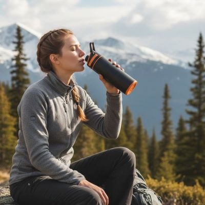 Gourde filtrante réutilisable