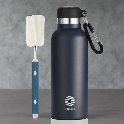 gourde isotherme bleu fonce