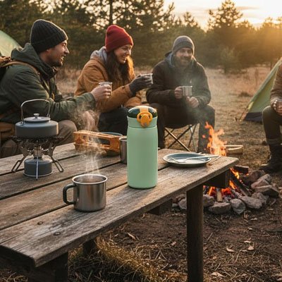 Gourde isotherme de camping