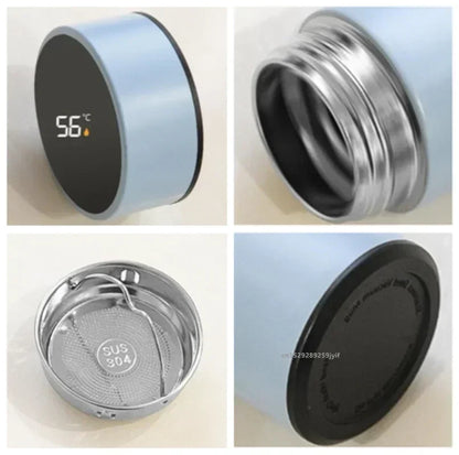 gourde isotherme digital tasse
