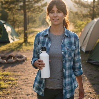 Gourde isotherme pleine aire