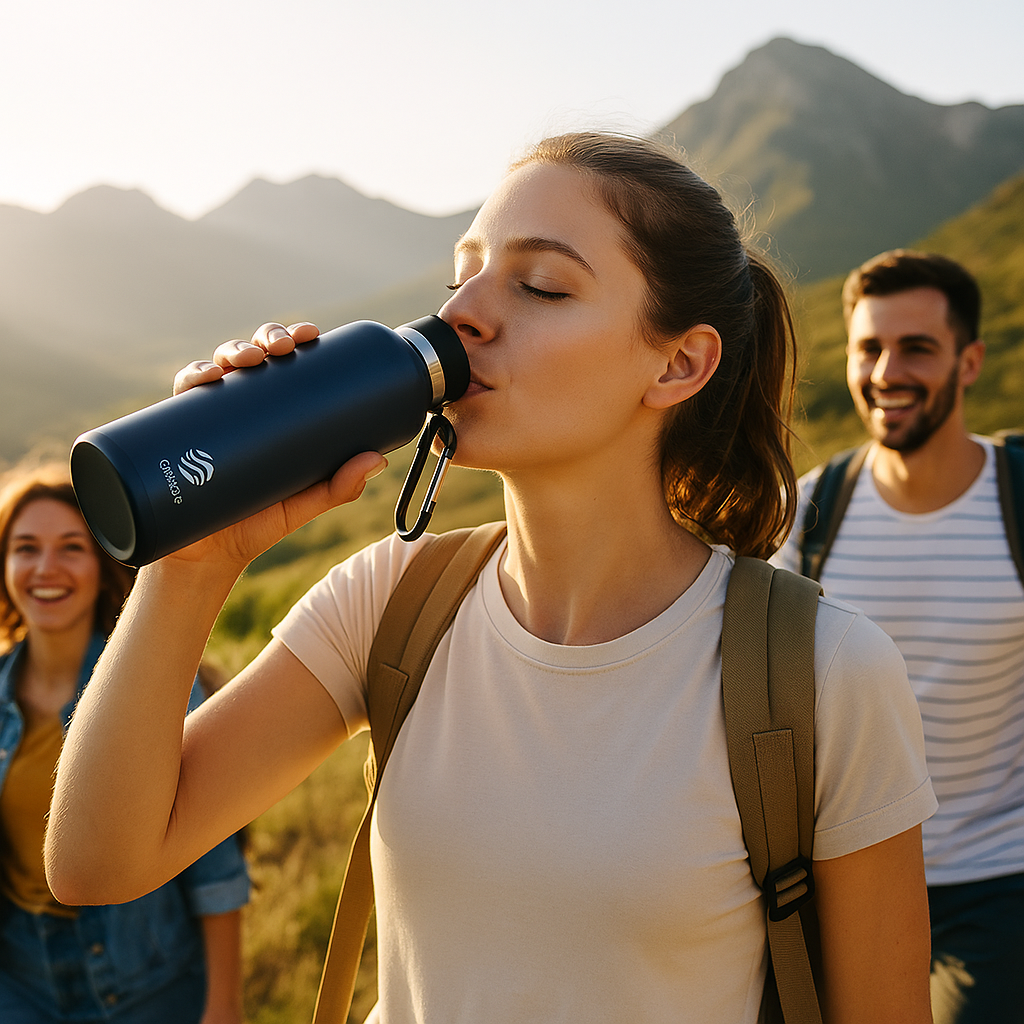 Gourde isotherme pour randonneur