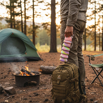 Gourde pliable pratique pour pique-nique