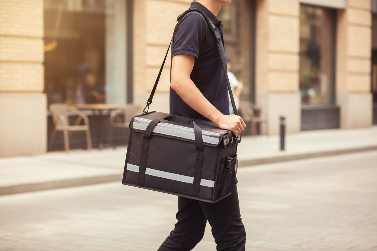 grande glaciere souple a bande réfléchissante