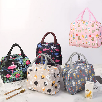 Lunch bag isotherme femme au foyer
