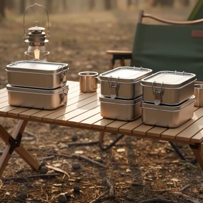 Lunch box camping
