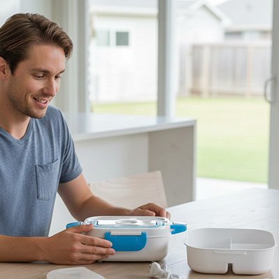 Lunch box chauffante pour homme 