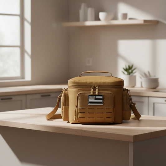 Petite glacière souple beige