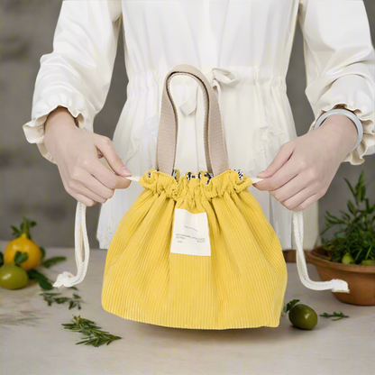 Sac à lunch velours